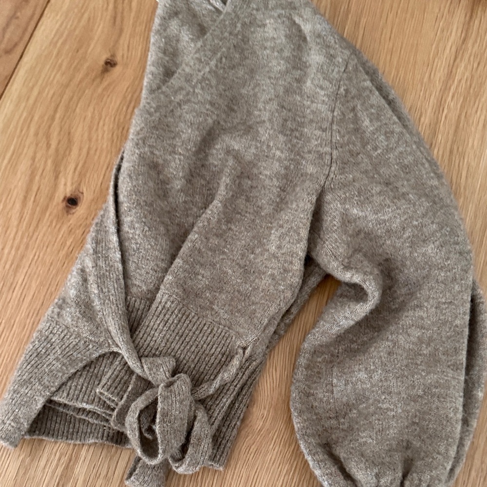 Aritzia Tie Wrap Sweater